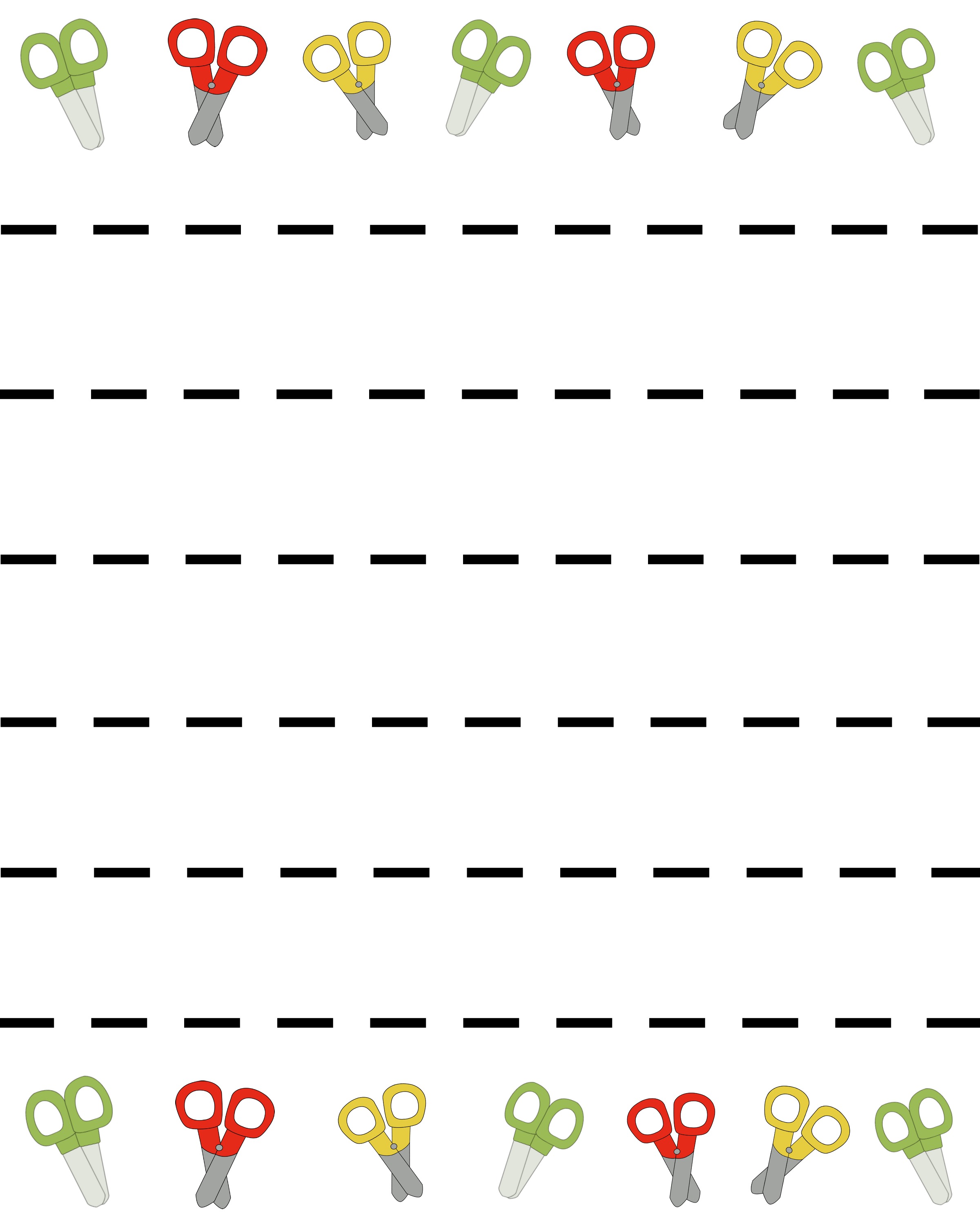 Pre K Cutting Practice Worksheet