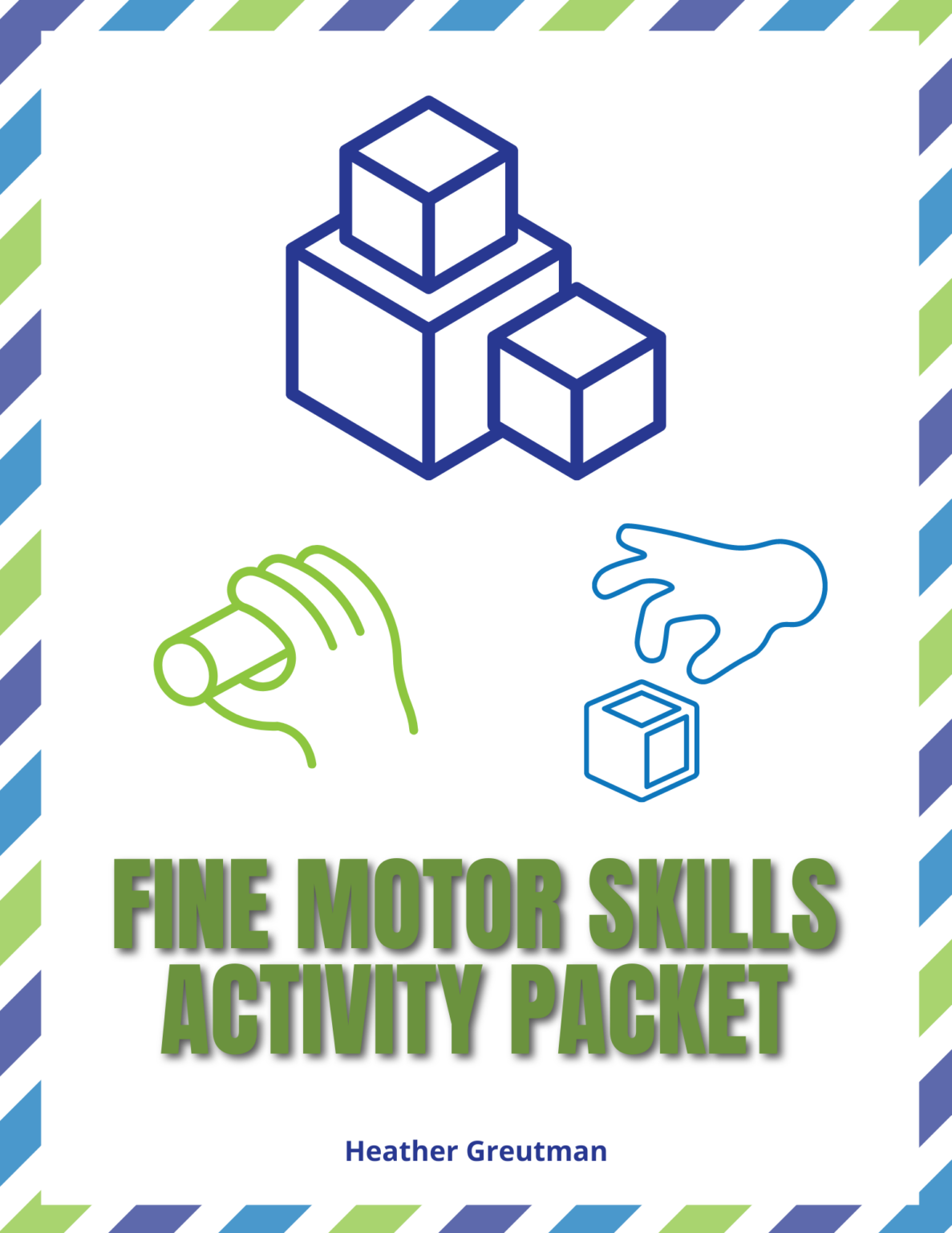 Fine Motor Skills Activity Packet for Parents, Teachers, and Therapists