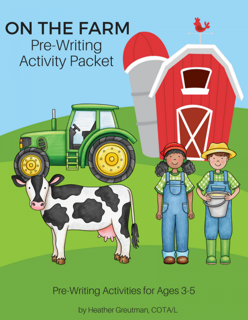 On The Farm Pre-Writing Packet.