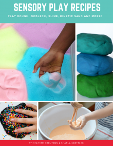 Sensory Play Recipes ebook for kids of all ages.