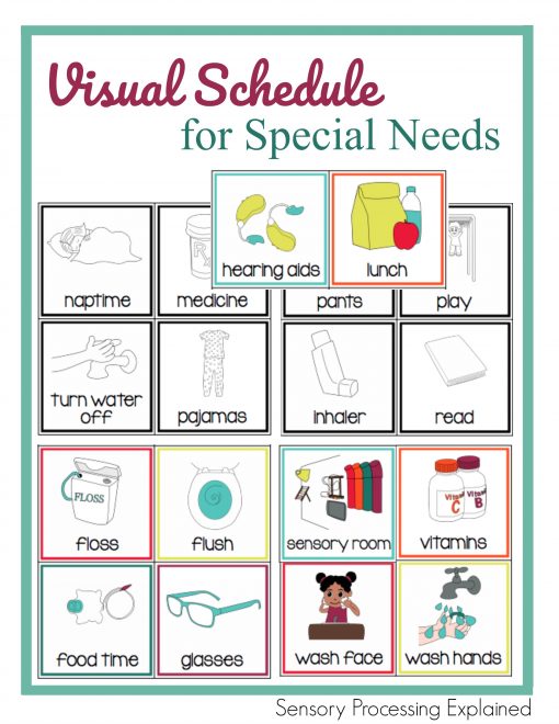 Visual Schedule for Special Needs