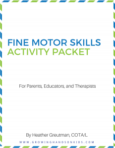 Fine Motor skills activity packet