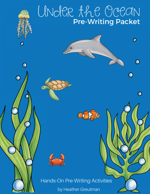 Under the Ocean Pre-Writing Activity Packet
