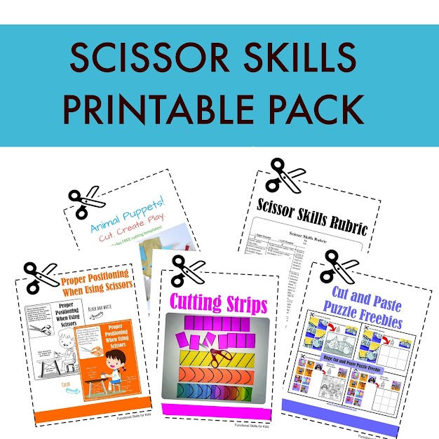 Scissor Skills Printable Pack - Growing Hands On Kids Store