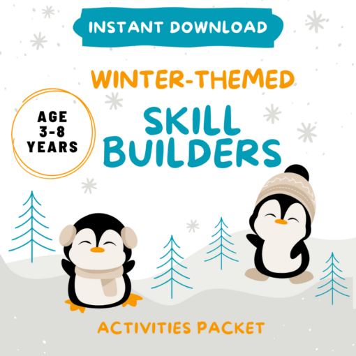 Winter Skill Builders Activity Packet (Instant Download)